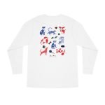 Animals CAPS - Long Sleeve Crewneck Tee (Unisex)
